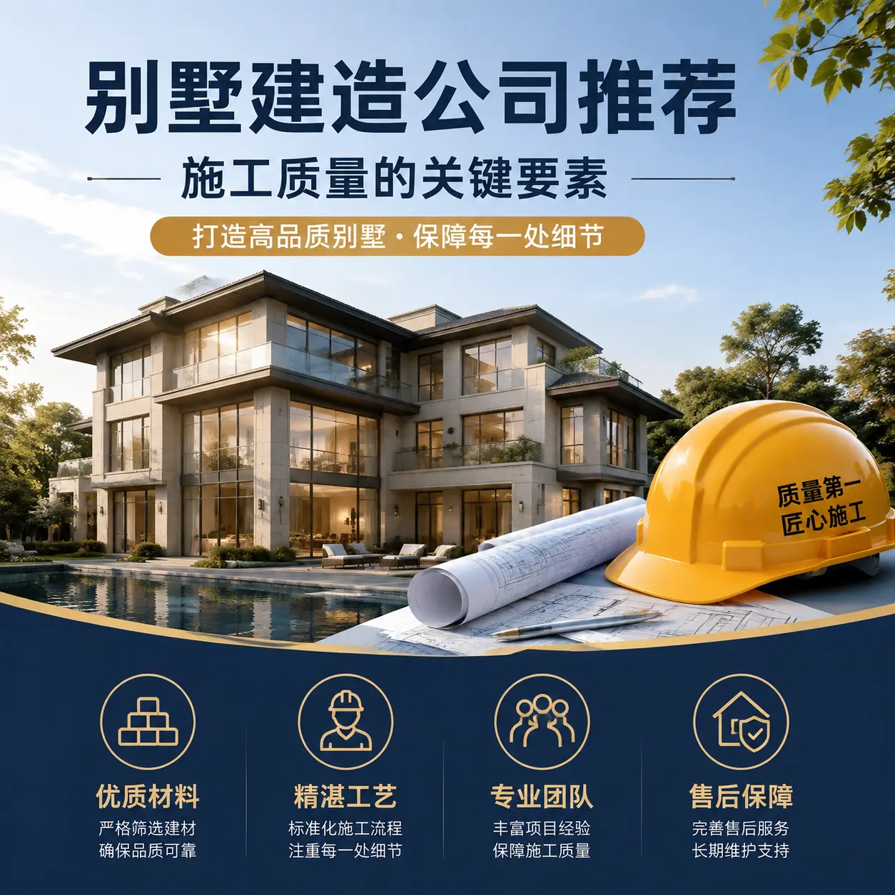 别墅建造公司推荐: 七星关 施工质量的关键要素