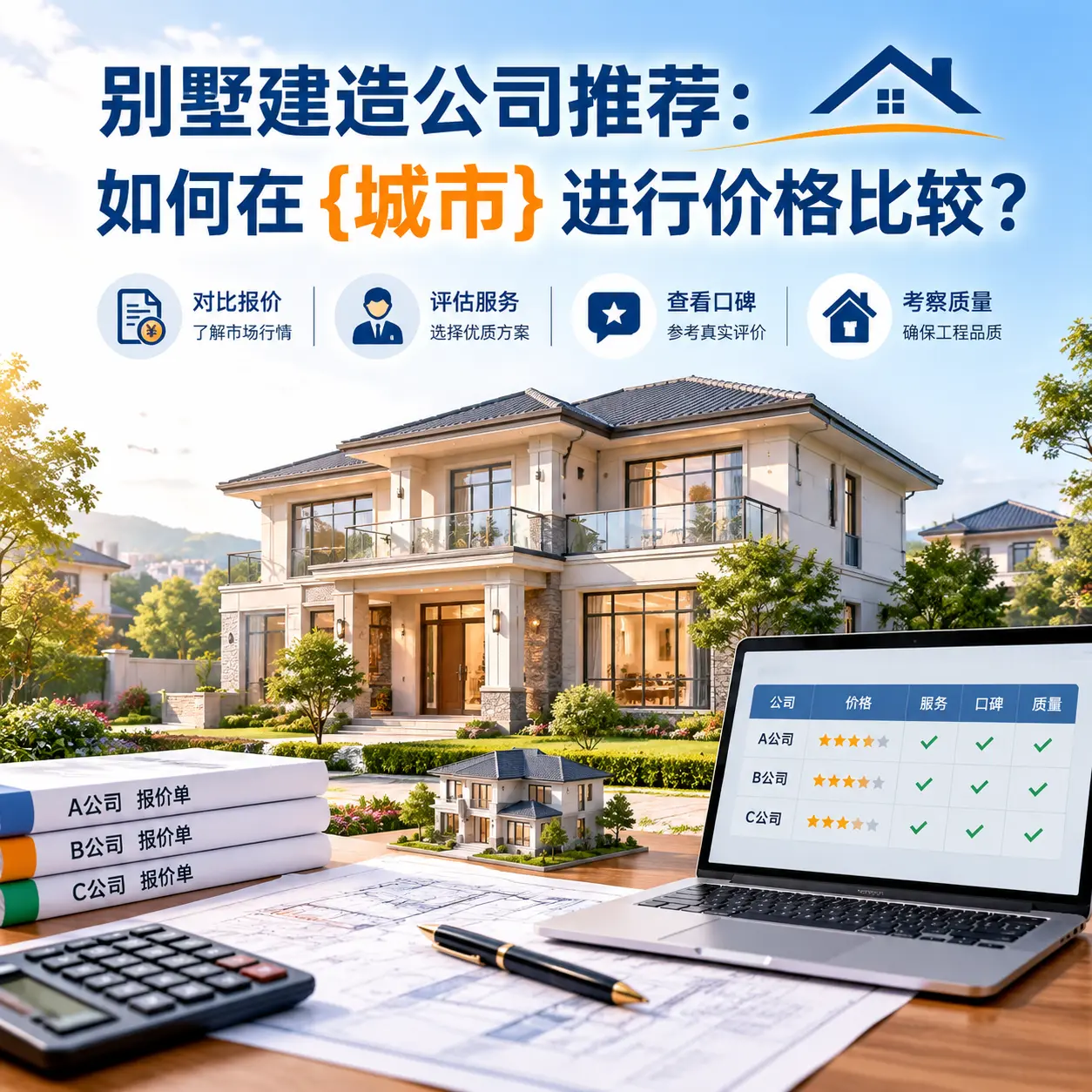 别墅建造公司推荐:如何在 七星关 进行价格比较?