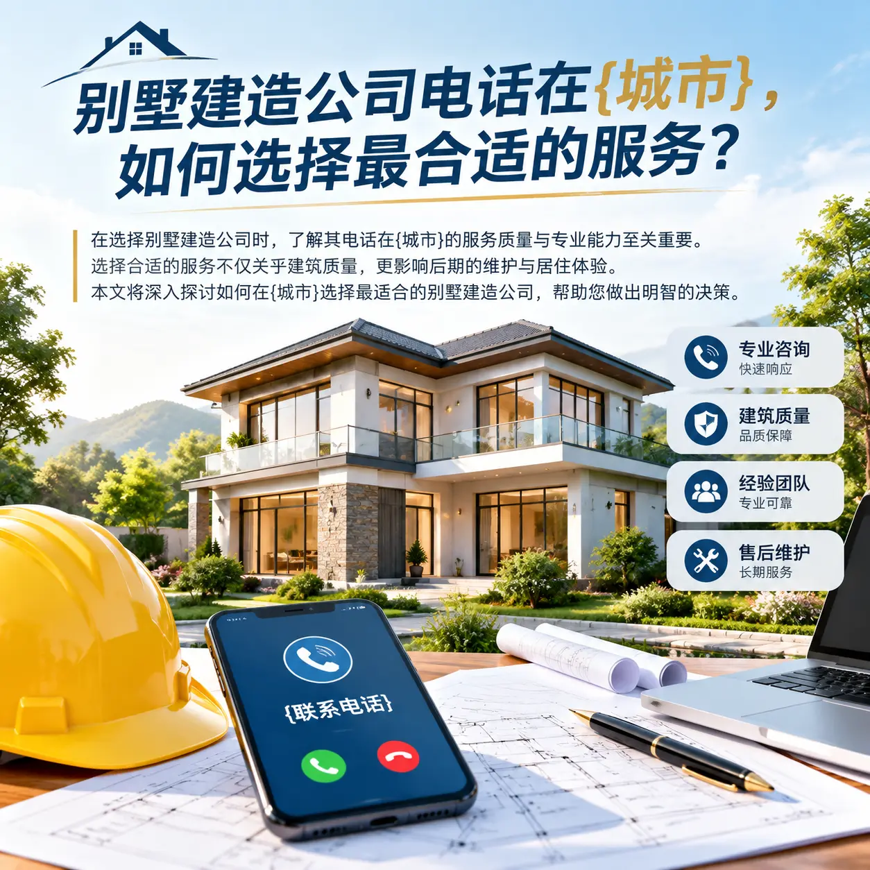 别墅建造公司电话在七星关,如何选择最合适的服务?