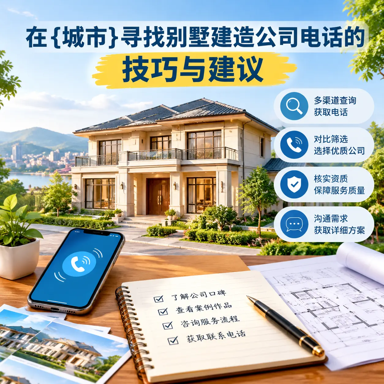 在七星关寻找别墅建造公司电话的技巧与建议
