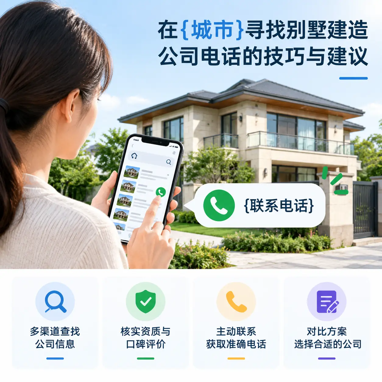 在七星关寻找别墅建造公司电话的技巧与建议
